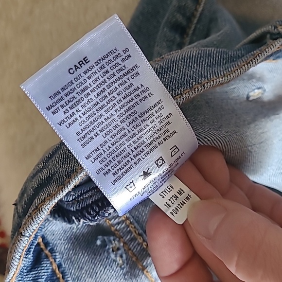 Jordache High Rise Flare Casual Y2K Style Light Wash Denim Blue Jeans Size 8 - Picture 7 of 12